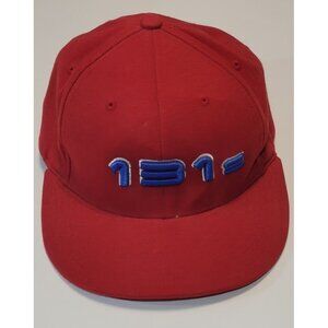 Traverse City 131s Baseball Hat #20 Red Pacific Headwear Diamond Series Flex Fit